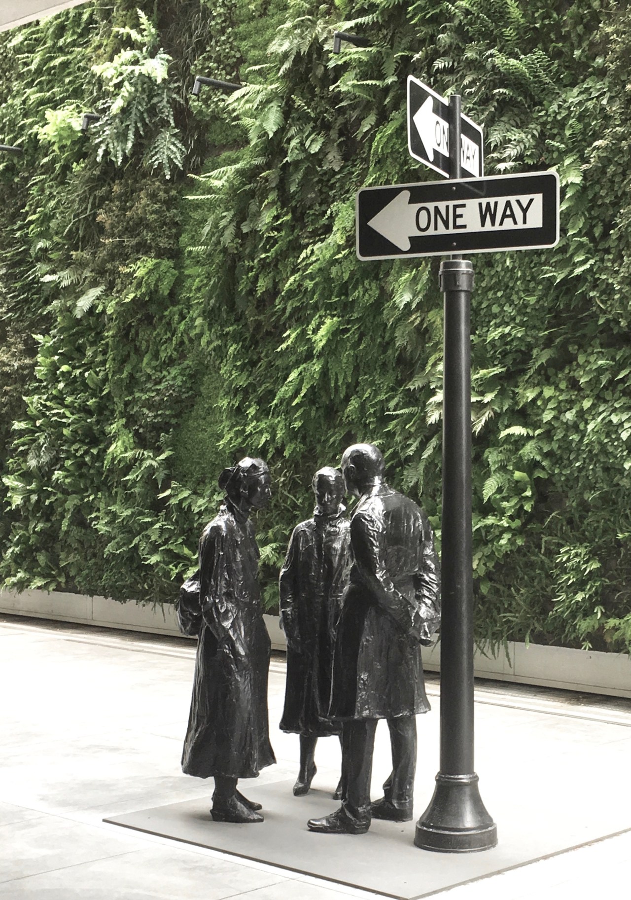 3 Standing w/sign SFMOMA