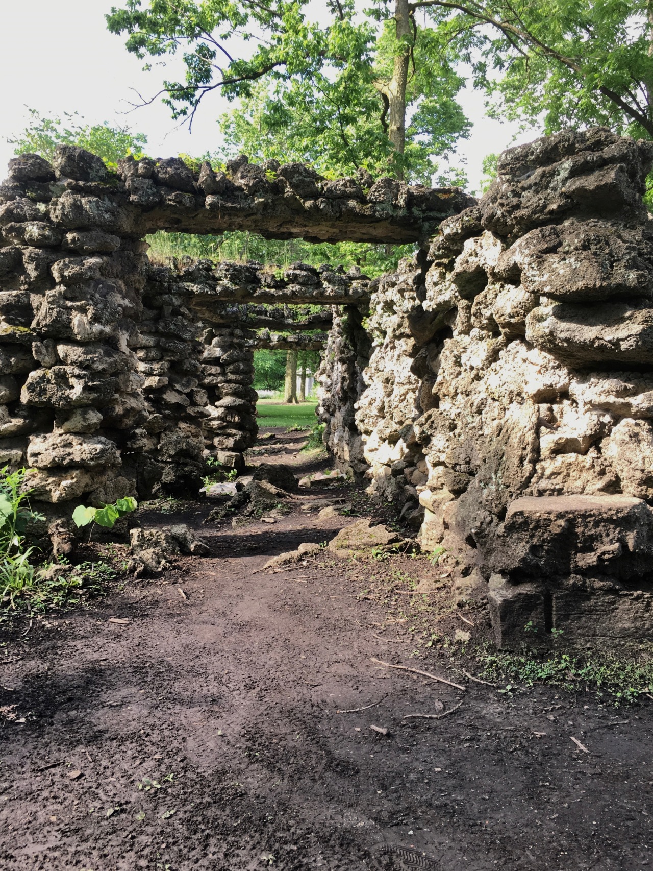Stone structure Forest Preserve