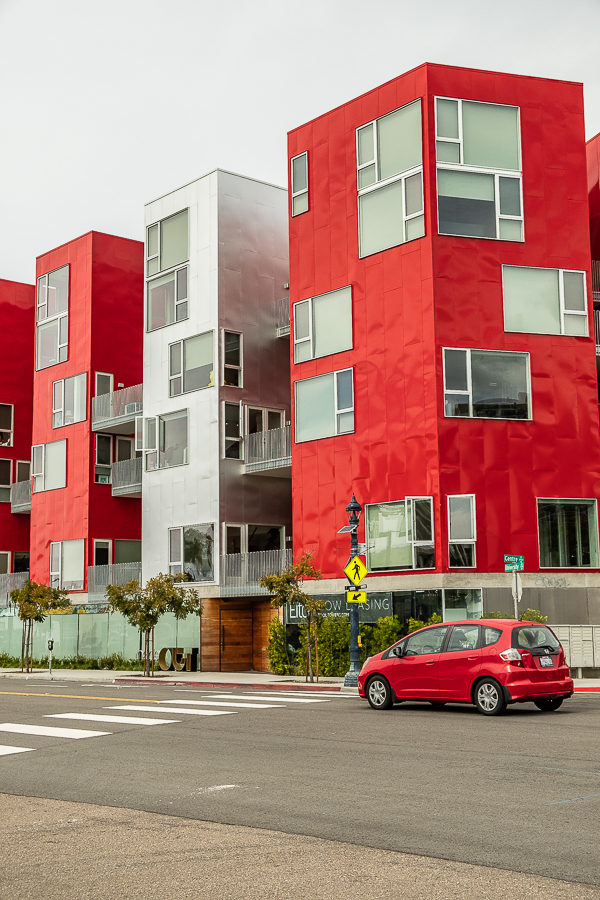 WW-Red &amp; White buildings-Hillcrest SD-3387