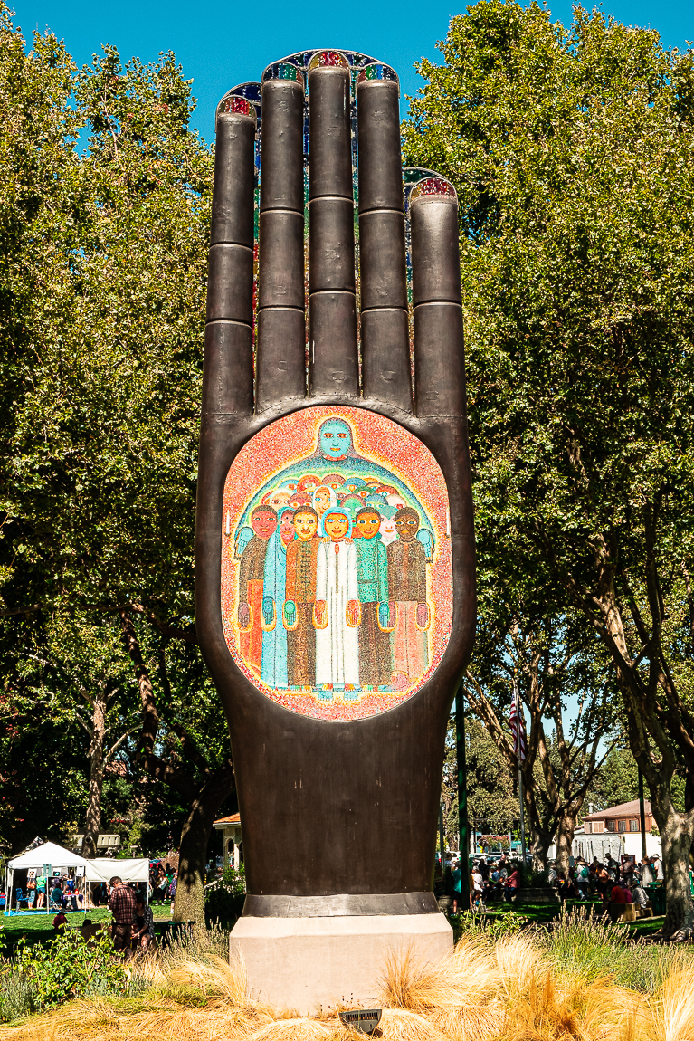 Hand of Peace - Civic Park-5044-2