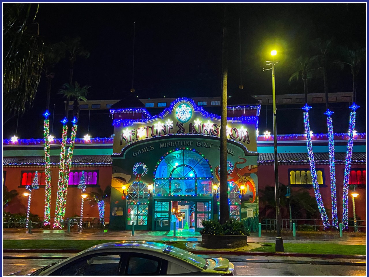 The boardwalk on a stormy&nbsp;night